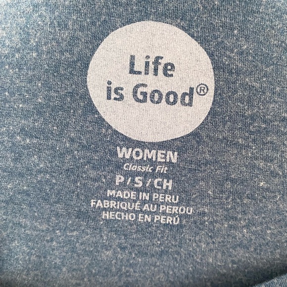 Life is Good V Neck Tee - Picture 6 of 6